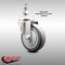 Service Caster 4 Inch 316SS Thermoplastic Rubber Wheel Swivel 3/8 Inch Threaded Stem Caster SCC SCC-SS316TS20S414-TPRB-381615 - alternate 4
